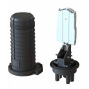 dome-splice-box-for-48-fibre-1x-oval-4x-round-entries-bk