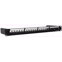 bergen-cabling-maritime-lan-patchpanel-24p-keystone-empty-bk